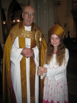Bishop Clive with Elizabeth confirmation