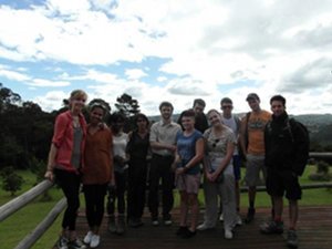 Mark Abbott in Swaziland with fellow volunteers markabbott