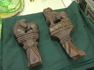 Lion and Lamb Finials Finials