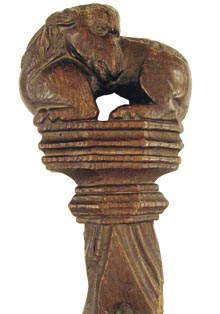 Lamb finial Finials