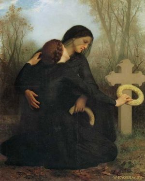All Souls' Day by William Bouguereau 1825 - 1905 All Souls'