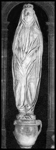Carving of John Donne (made from Donne's own design, St Paul's Cathedral) John Donne